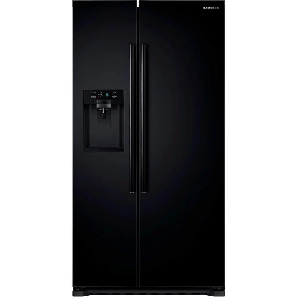 RS22HDHPNBC Samsung Black 22 Cu. Ft. Side-by-Side Refrigerator-1