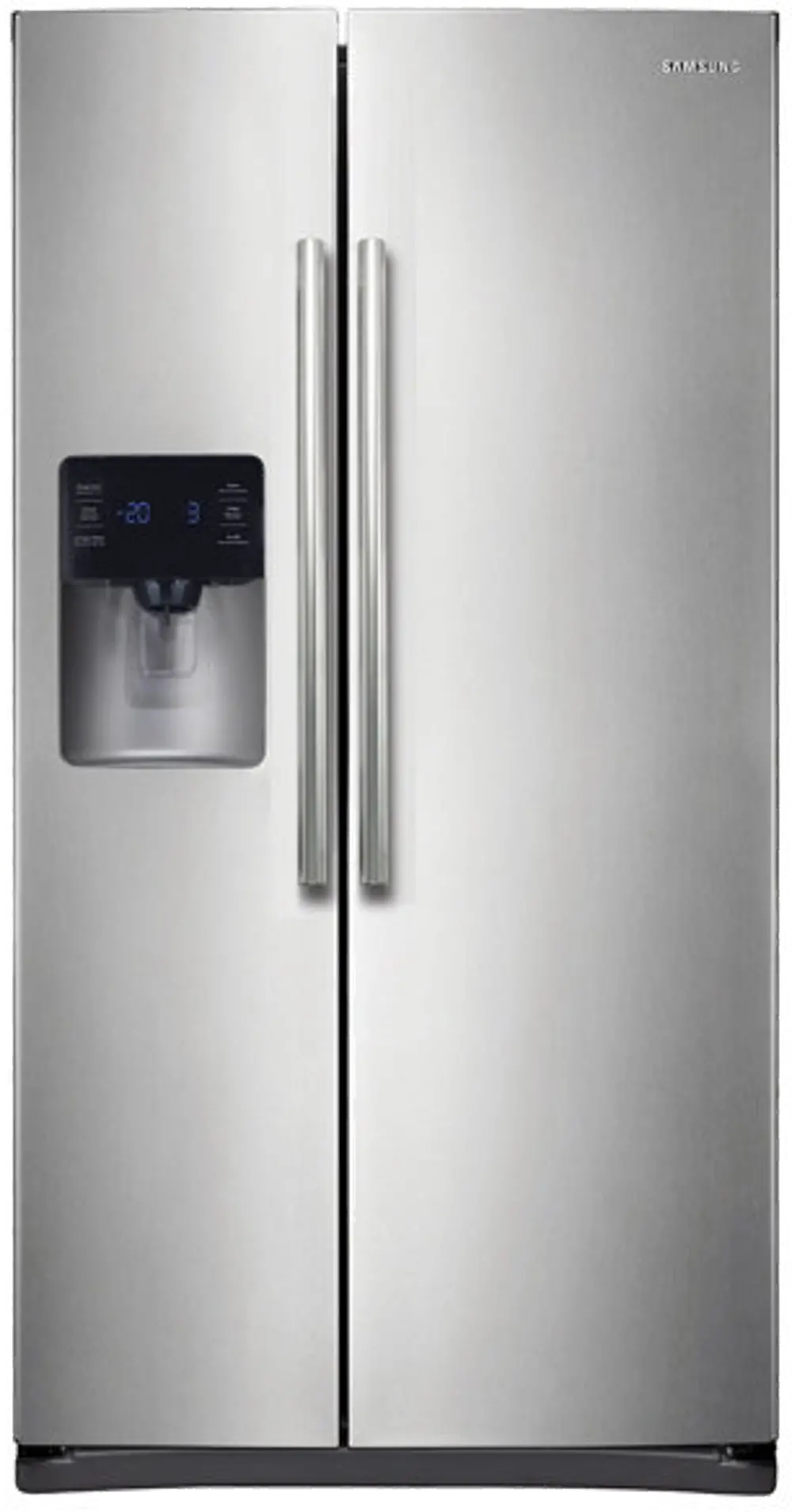 RS25H5111SR Samsung Side-by-Side Refrigerator ENERGY STAR - 36 Inch Stainless Steel-1