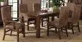 Chambers Creek Brown 5 Piece Dining Room Set with Upholstered Chairs