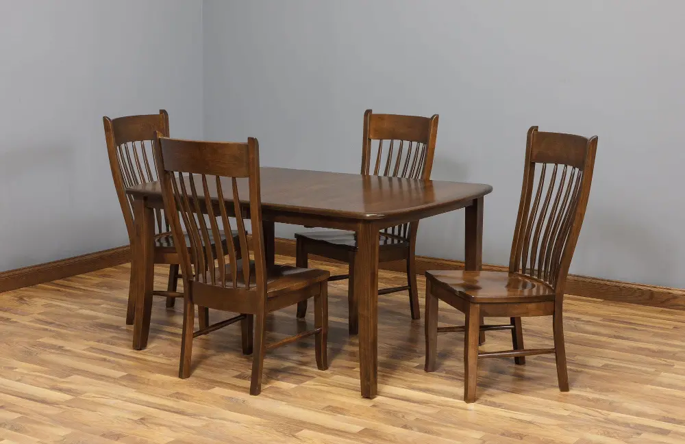 Toffee 5 Piece Dining Set - Buckeye Collection-1