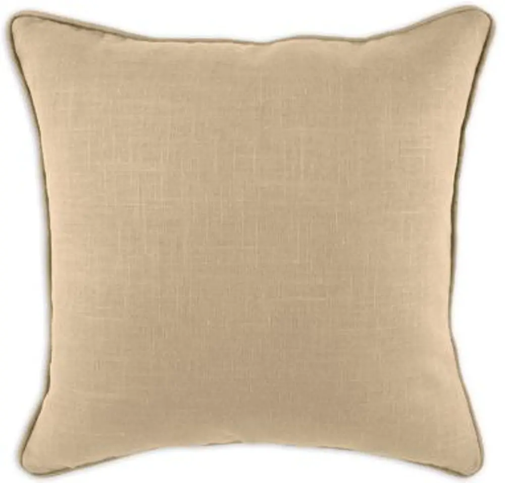 Tan 17 Inch Pillow-1