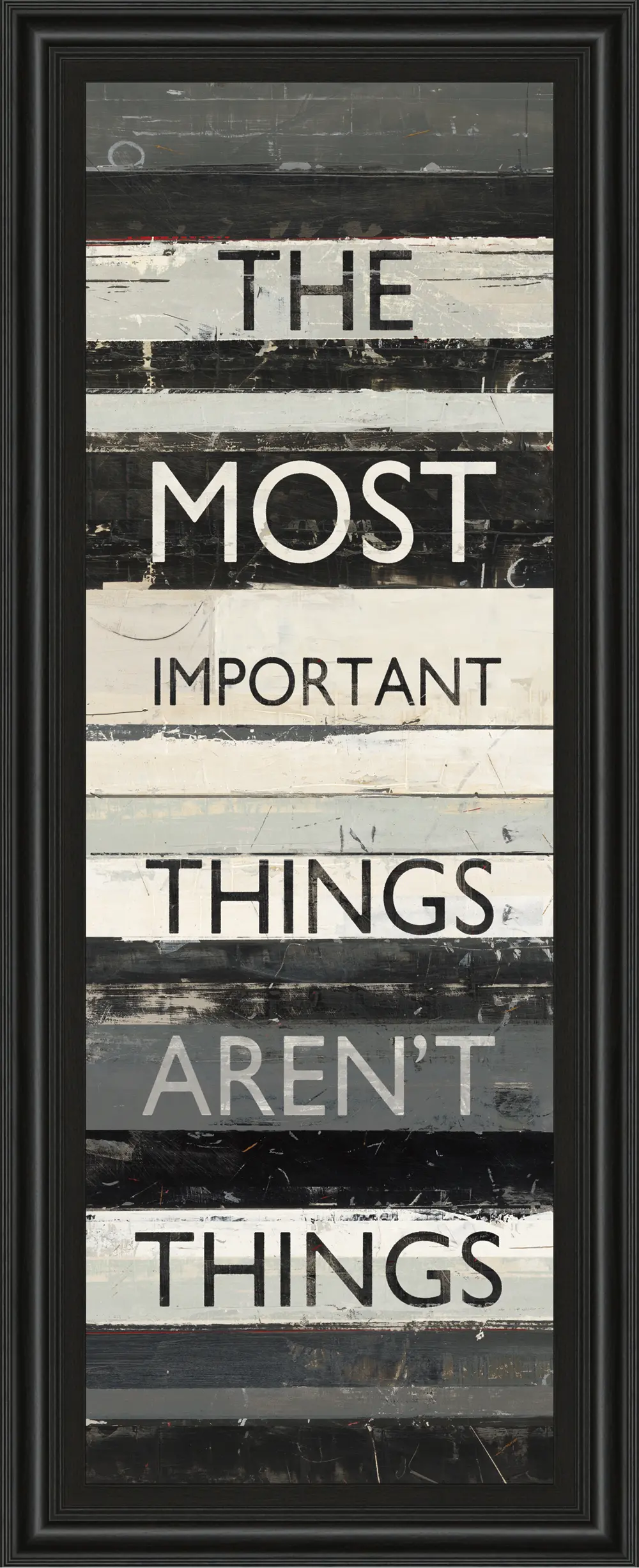 The Most Important Things Vertical Framed Wall Art-1
