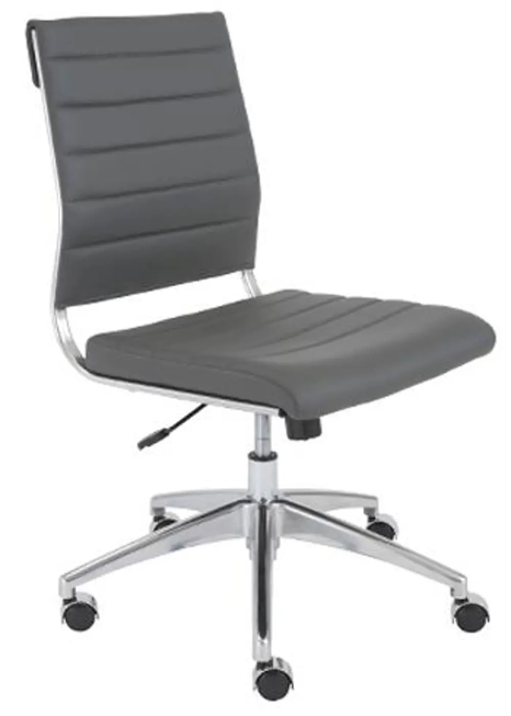 Gray Low-Back Office Chair - Axel -1