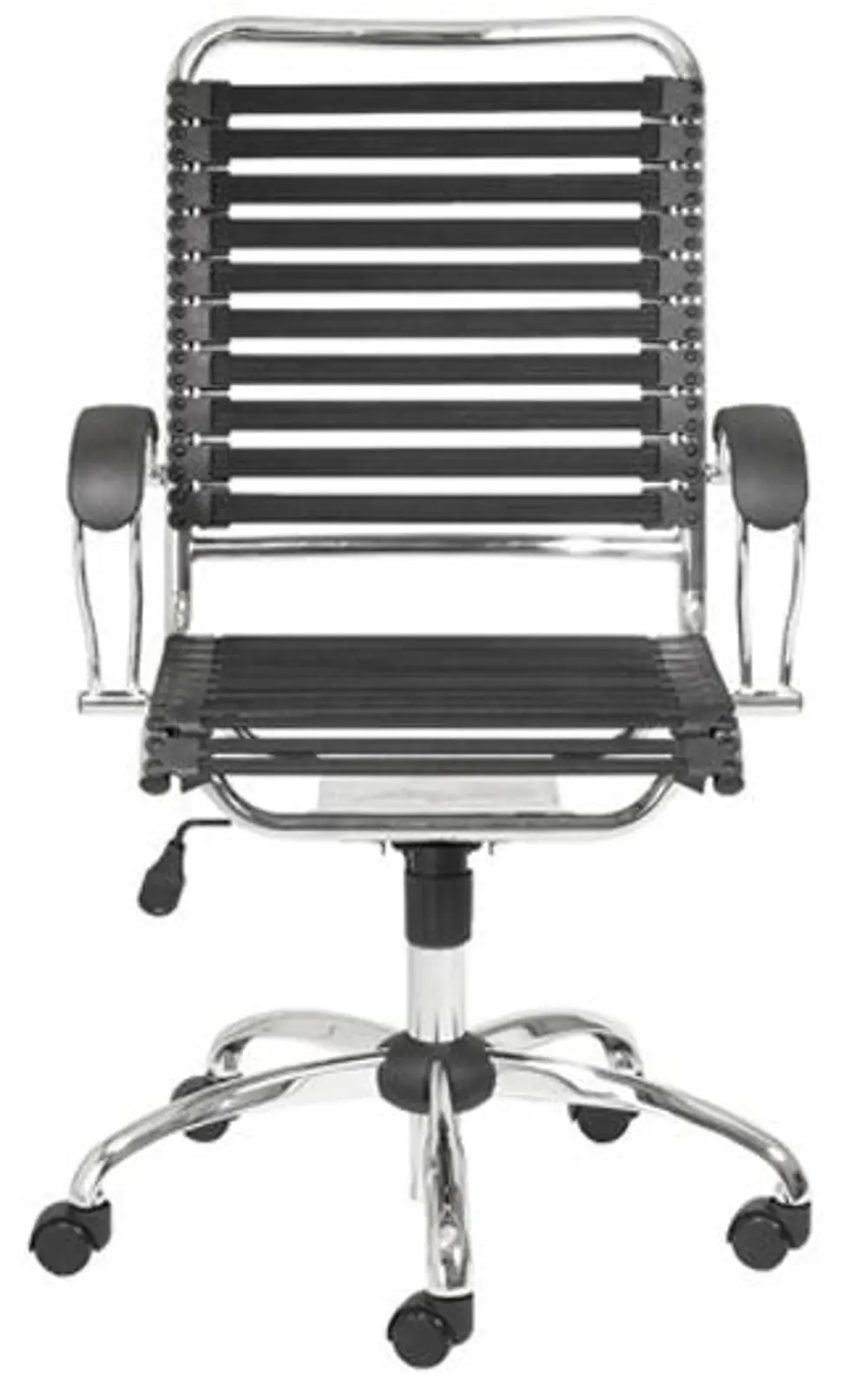 Black Bungee Cord High-Back Office Chair - Bungie-1