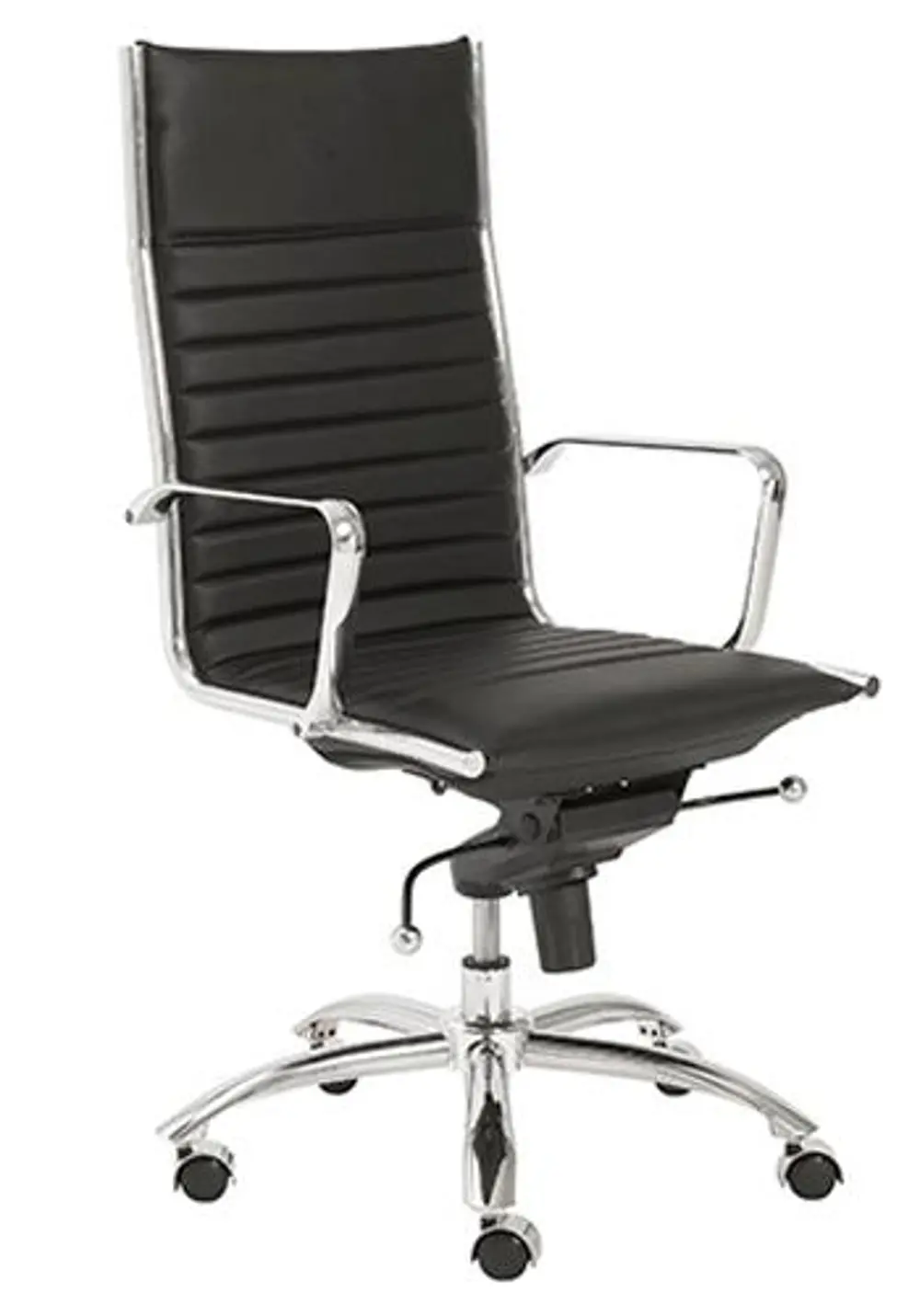 Black High-Back Office Chair - Dirk -1
