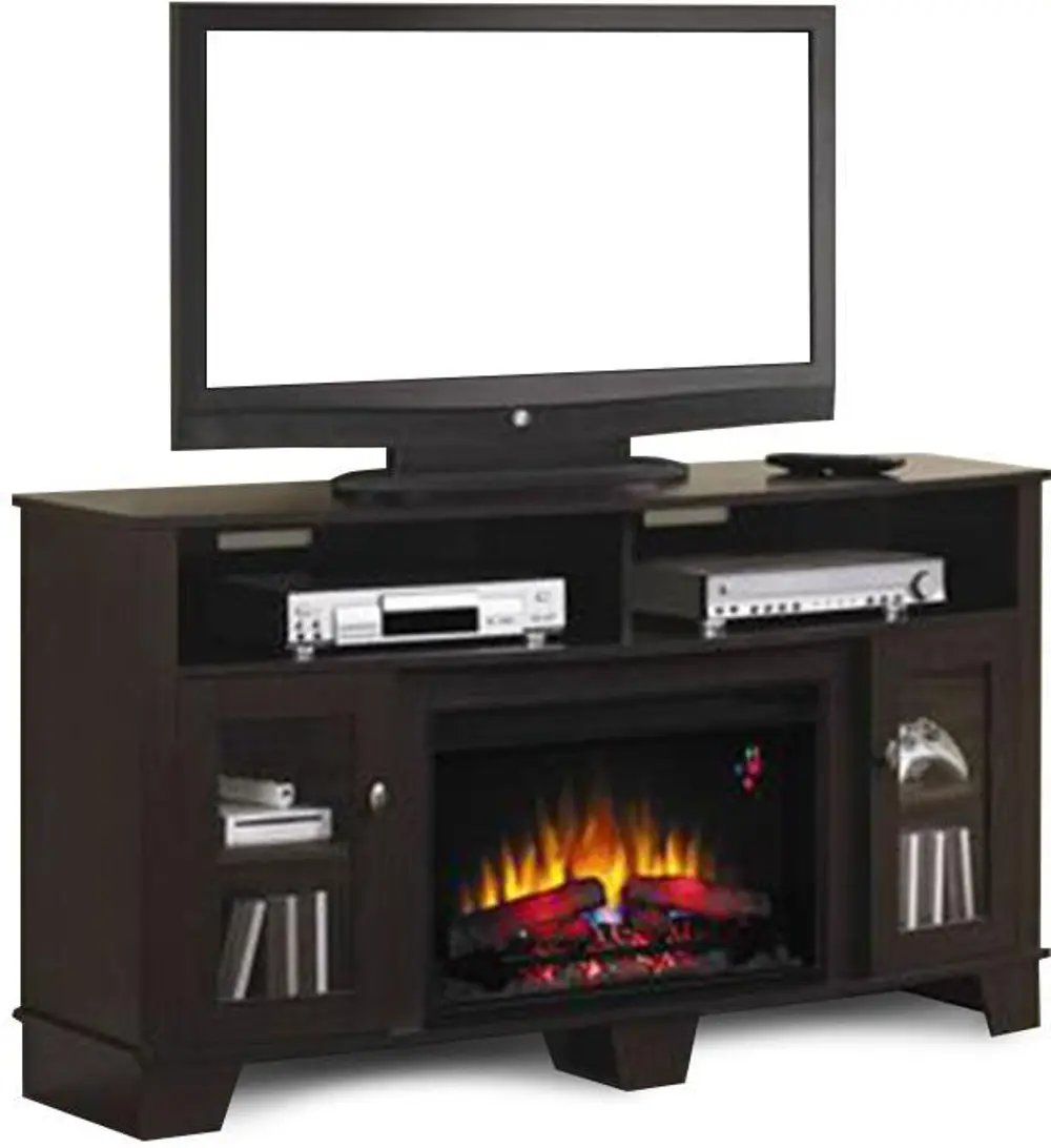 59 Inch Twin Star Fireplace TV Stand - Lasalle-1