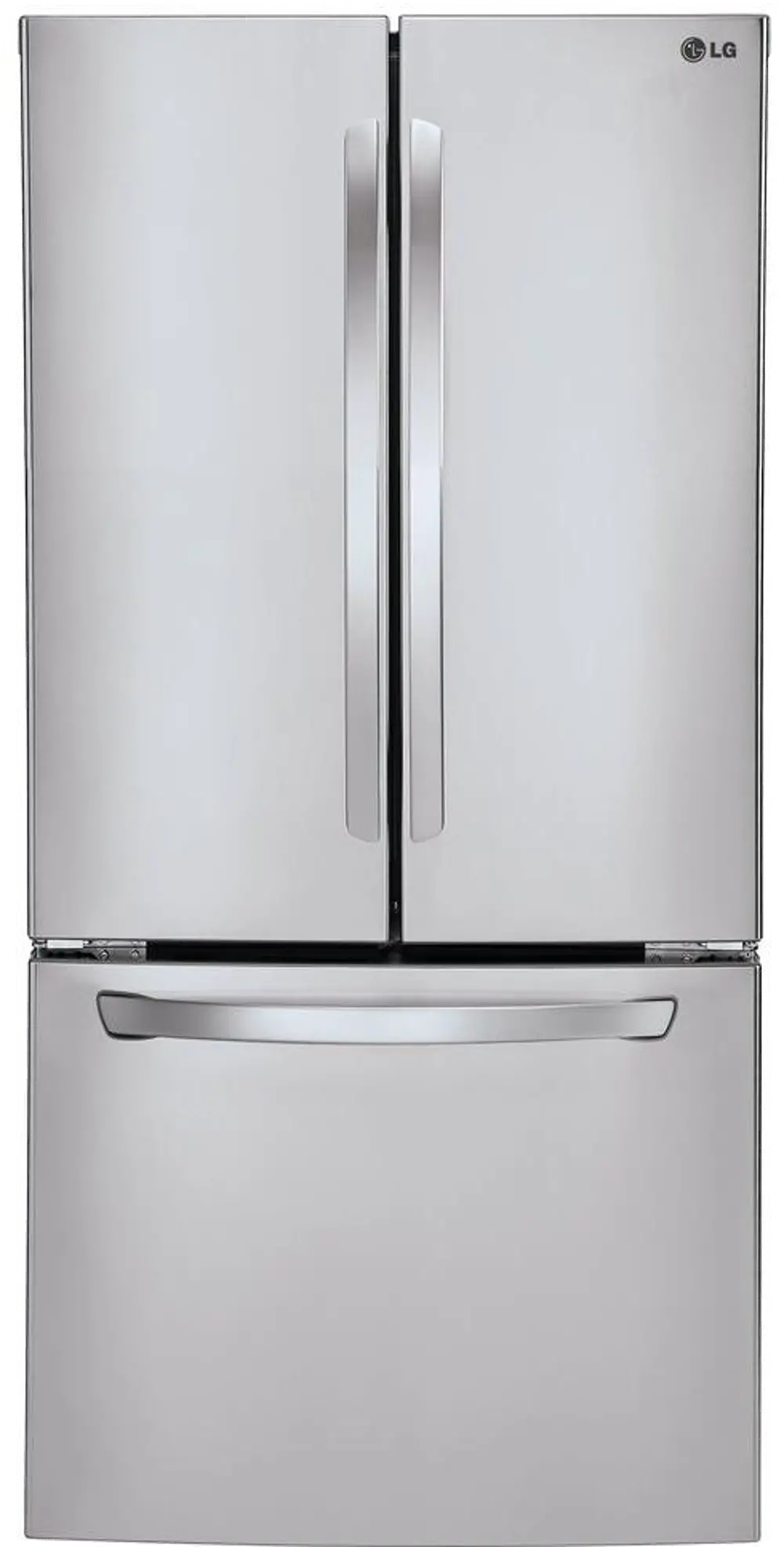 LFC24770ST LG 23.9 cu. ft. French Door Refrigerator - 33 Inch Stainless Steel-1