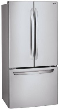 Lg 23 9 Cu Ft French Door Refrigerator 33 Inch Stainless Steel