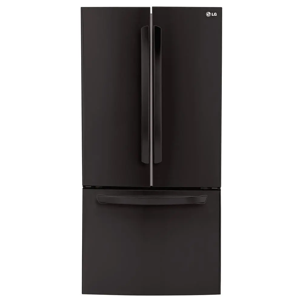 LFC24770SB LG Wide Bottom Freezer French Door Refrigerator - 33 Inch White-1