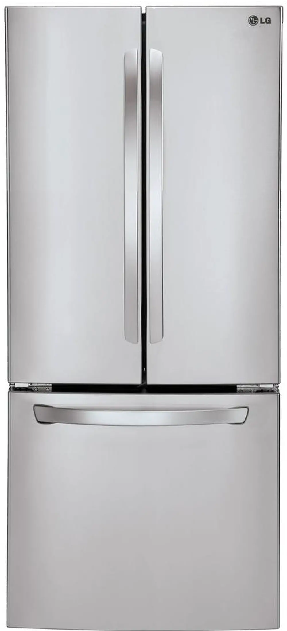 LFC22770ST LG 21.8 cu ft French Door Refrigerator - 30 W Stainless Steel-1