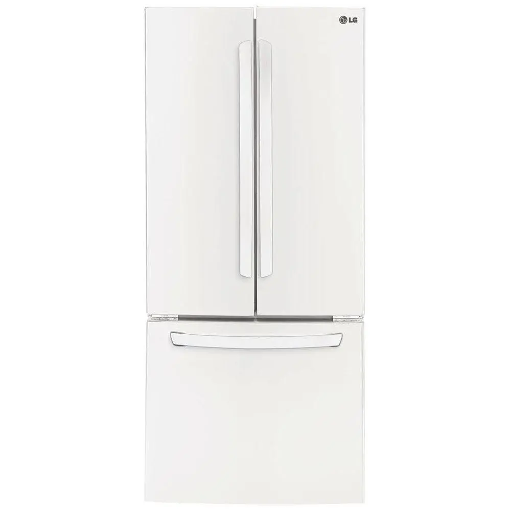 LFC22770SW LG French Door Refrigerator - 30 Inch White-1