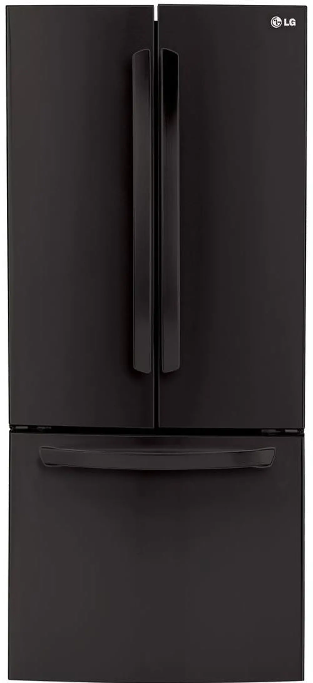 LFC22770SB LG 21.8 cu. ft. French Door Refrigerator - 30 Inch Black-1