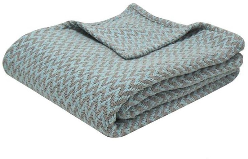 Twin Spa Blue And Gray Throw Blanket Rc Willey Furniture Twin Spa Blue And Gray Throw Blanket