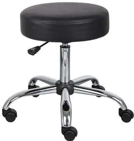 Black Medical Office Chair Stool