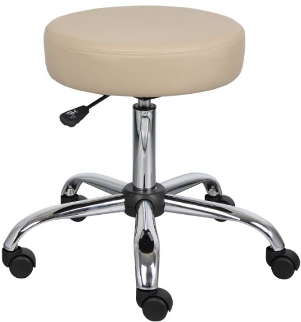 Beige Medical Office Chair Stool