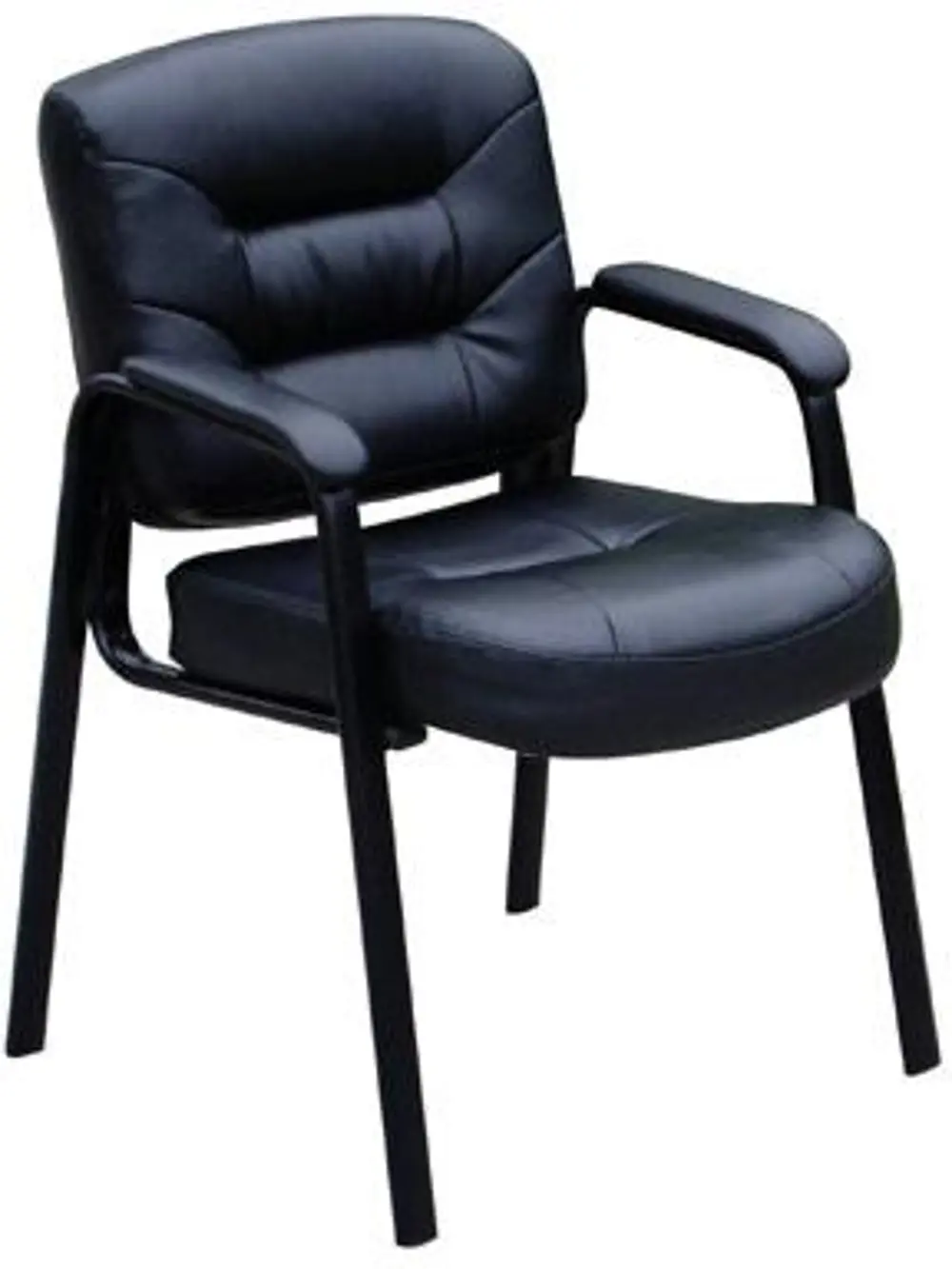 Black Mid-back Office Chair-1