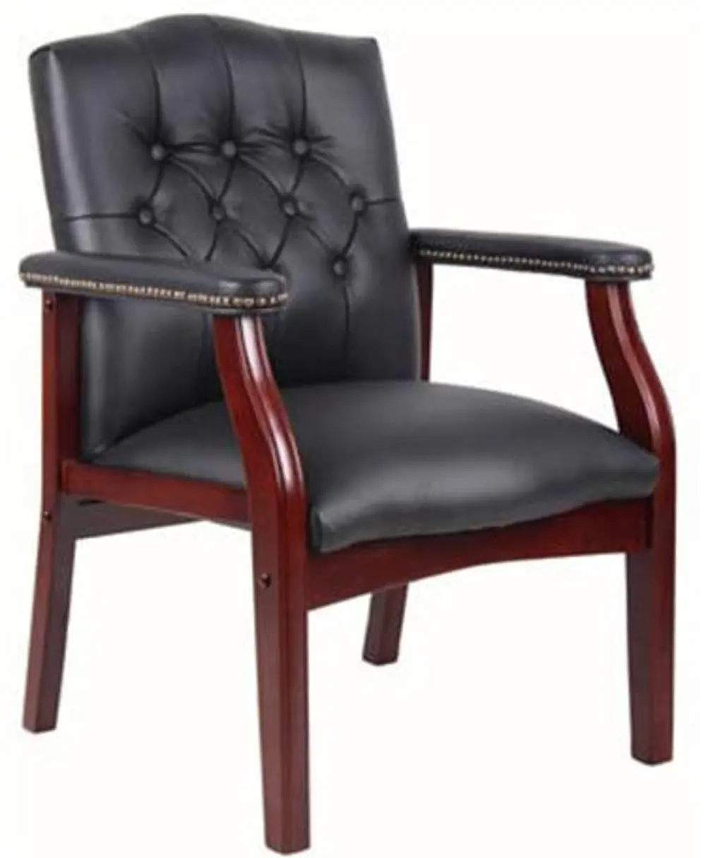 Black Guest Office Chair-1