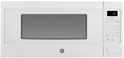 1.1 Cu ft 1000W Microwave Oven Kitchen Countertop Stainless Steel Mid Size  White