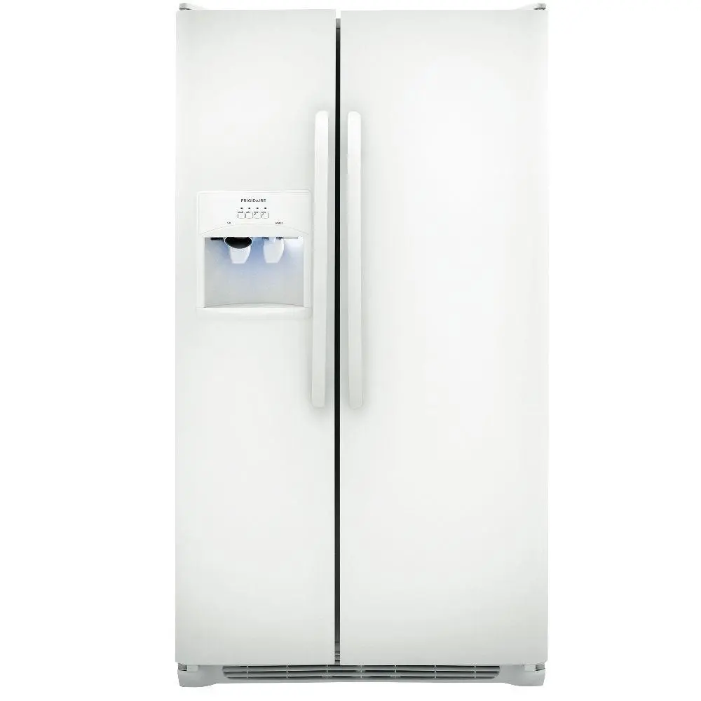 FFSS2614QP Frigidaire White Side-by-Side Refrigerator - 36 Inch-1