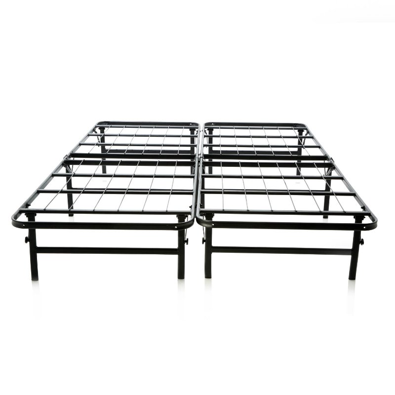 Full Size Foldable Mobile Bed Frame, Queen Size Folding Bed
