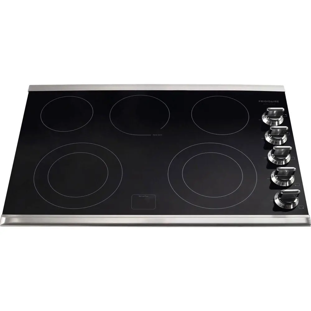 FGEC3067MS Frigidaire 30 Inch Smoothtop  Electric Cooktop - Black-1