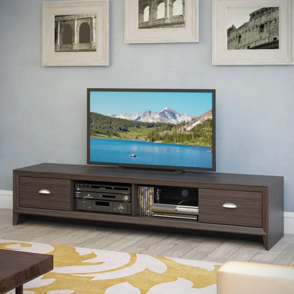 Grainy Brown 70 Inch TV Stand - Lakewood -1