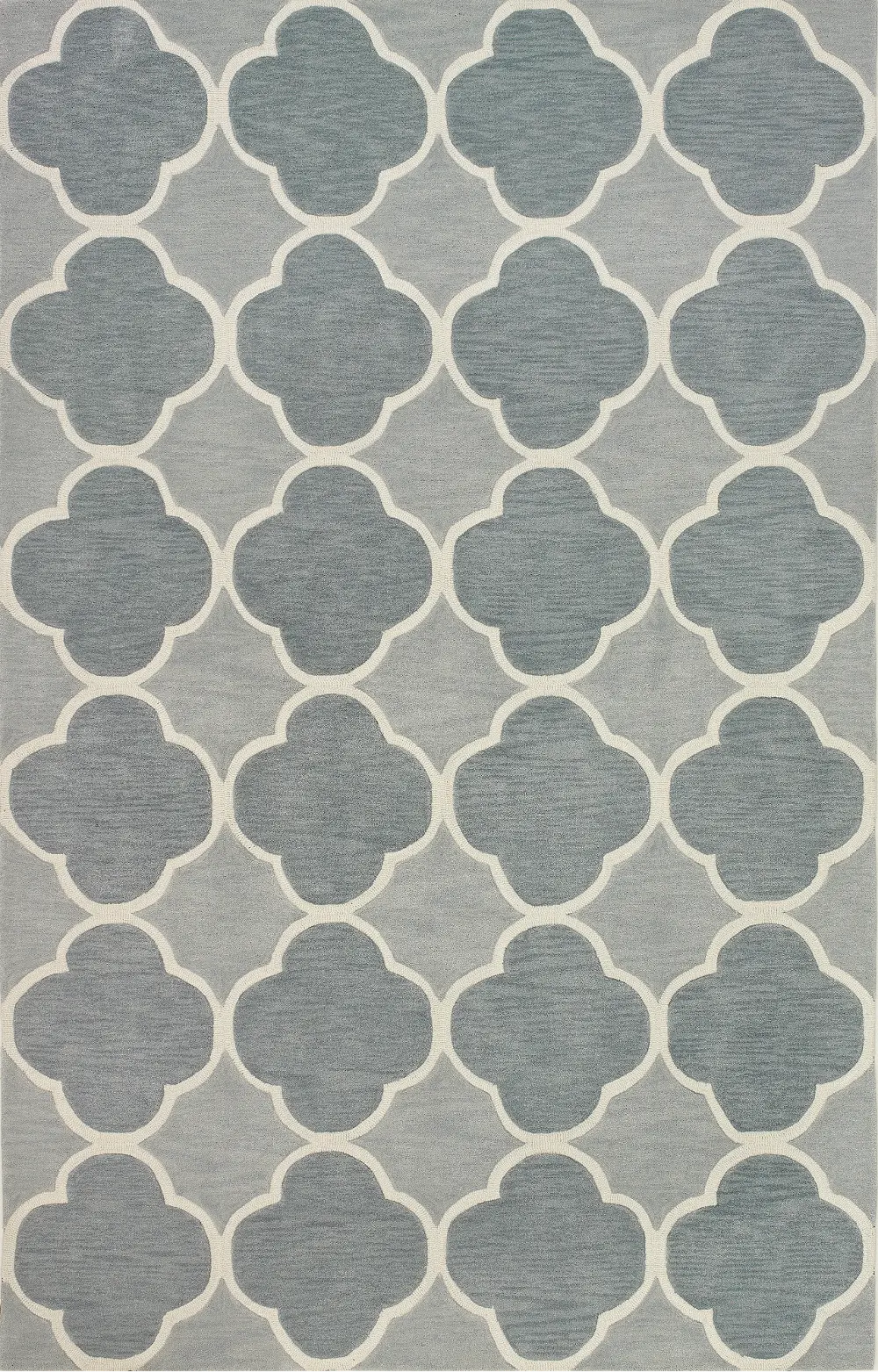 IF2SY8X10/GRYBLUERUG 8 x 10 Large Gray and Blue Rug - Infinity-1