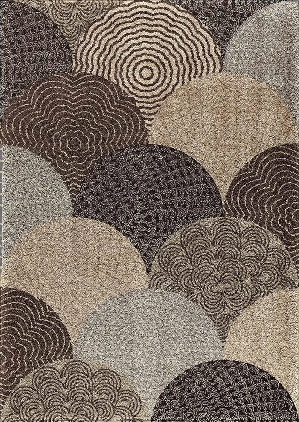 WILDWEAVE/1650...7 8 x 11 Large Taupe Area Rug - Wild Weave-1