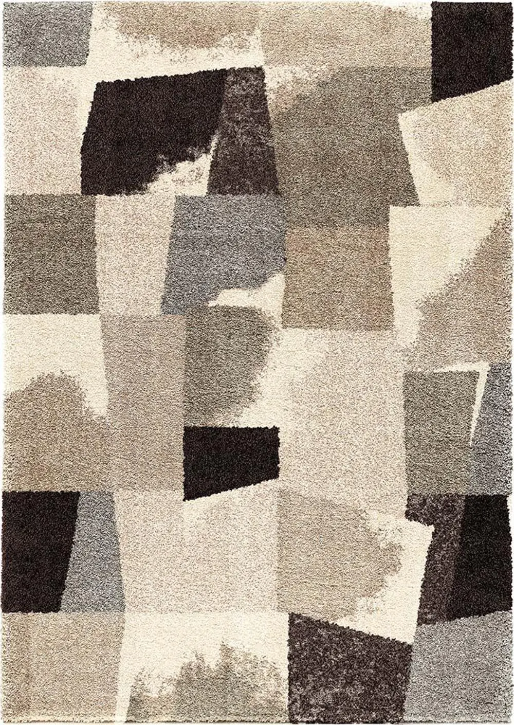 1649/5X8/WILDWEAVE Wild Weave 5 x 8 Slate Gray and Taupe Area Rug-1