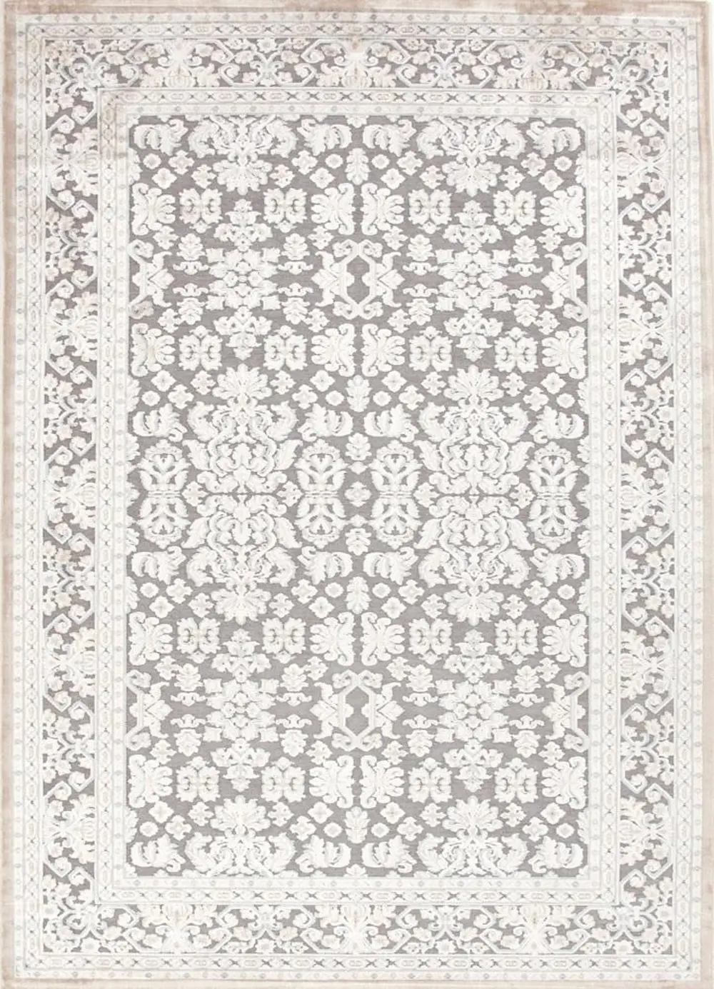 5 x 8 Medium Transitional Gray Area Rug - Fables-1