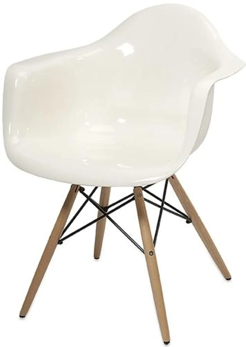 White Acrylic Chair - Arturo-1