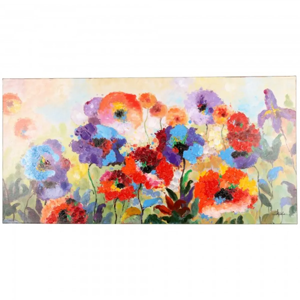 'Flower Garden' Canvas Wall Art-1