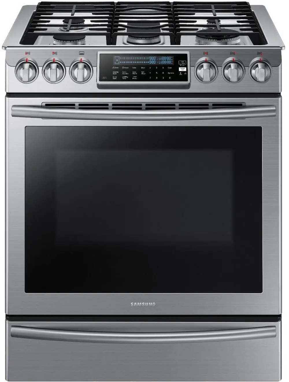 NX58H9500WS Samsung Gas Range with Flexibile Cooktop - 5.8 cu. ft. Stainless Steel-1