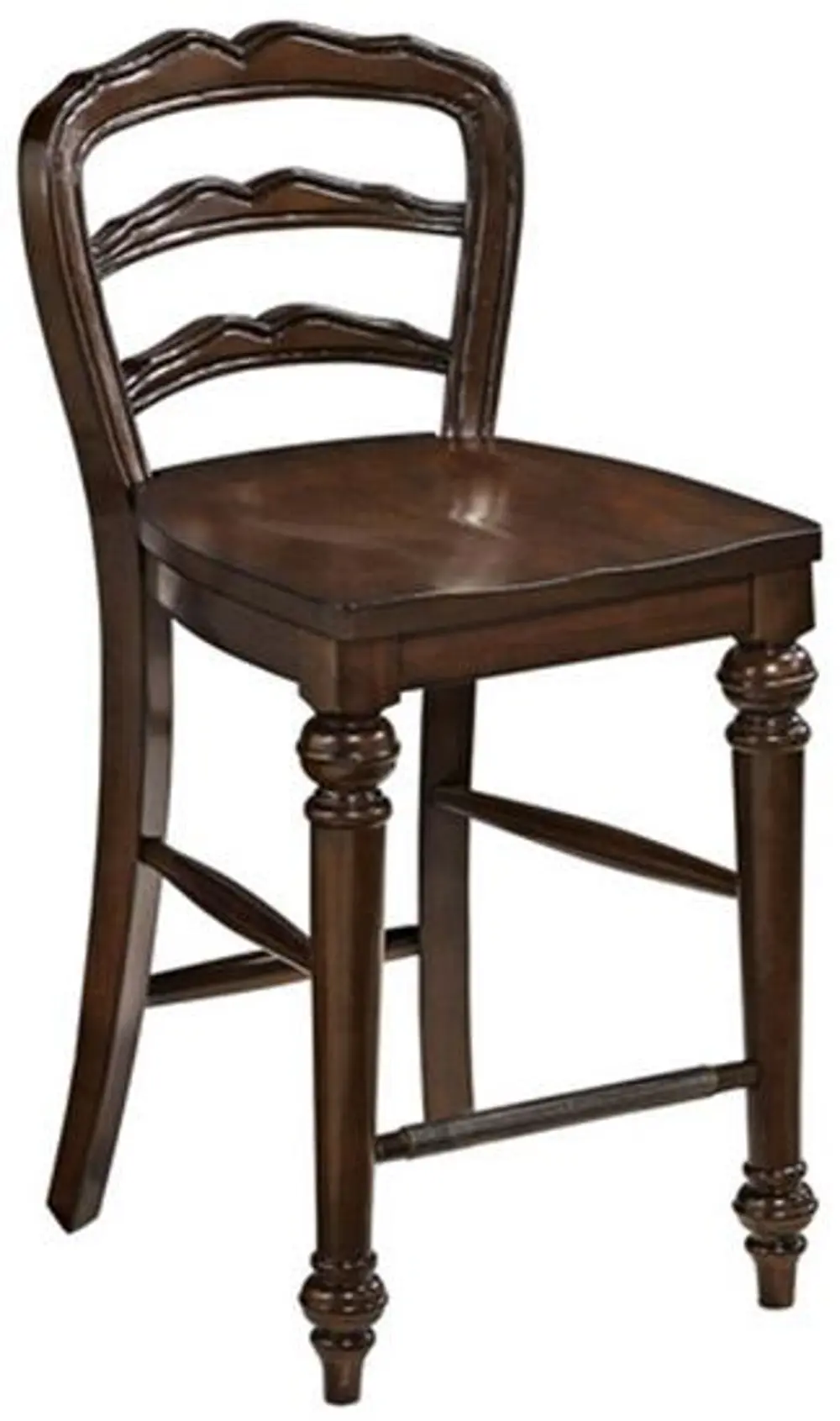 5528-89 Traditional Cherry Counter Height Stool - Colonial Classic-1