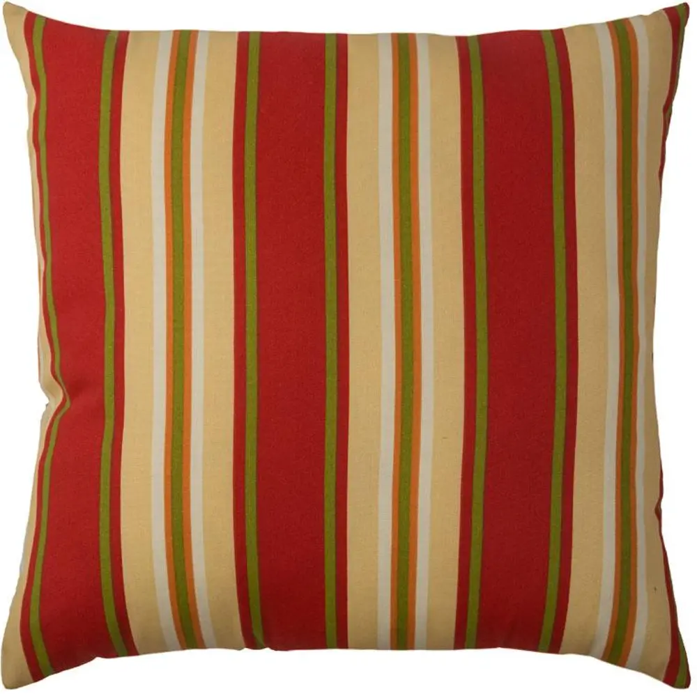 Red Sangria Indoor/Outdoor Throw Pillow-1