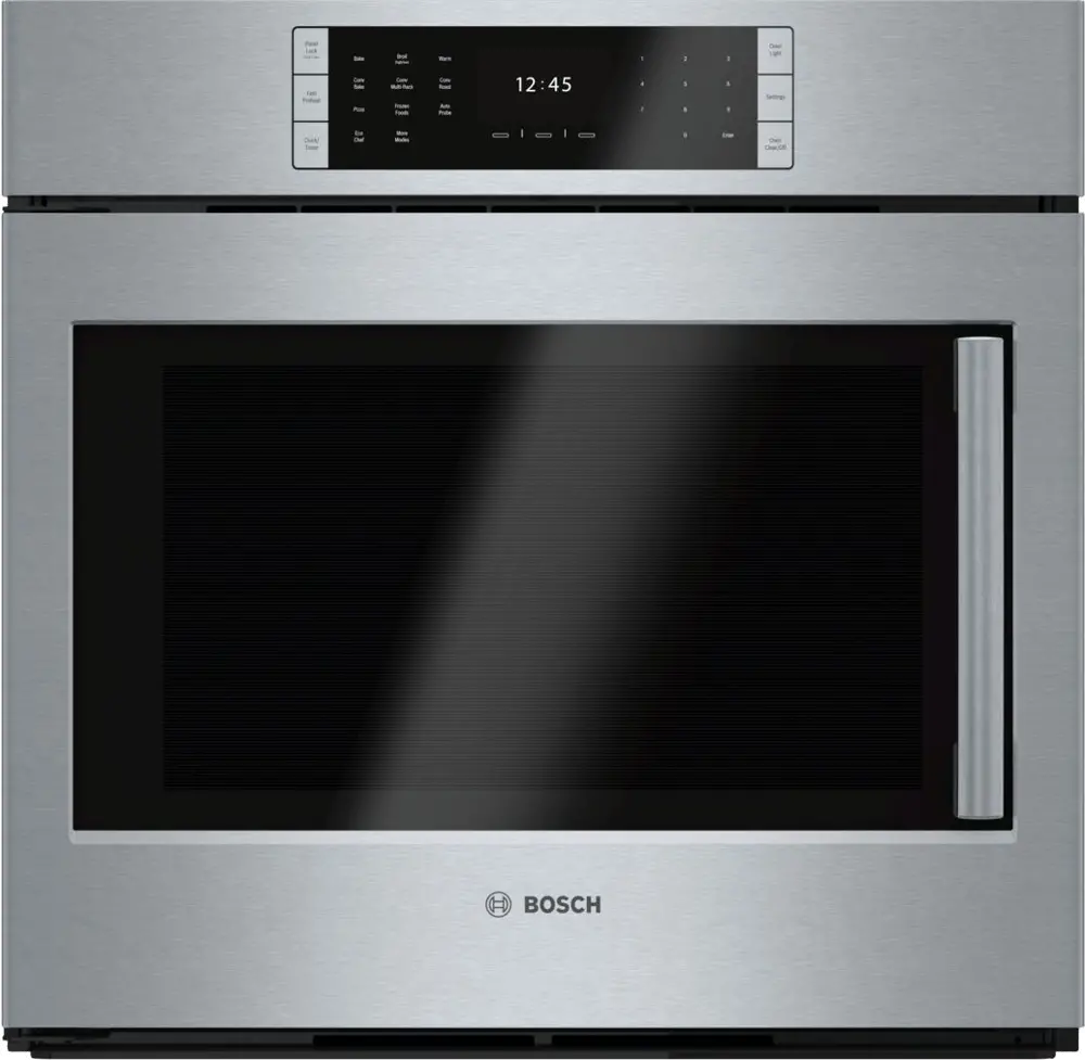 HBLP451LUC Bosch 30 Inch Convection Single Wall Oven with Right-Side Handle - 4.6 cu. ft. Stainless Steel-1