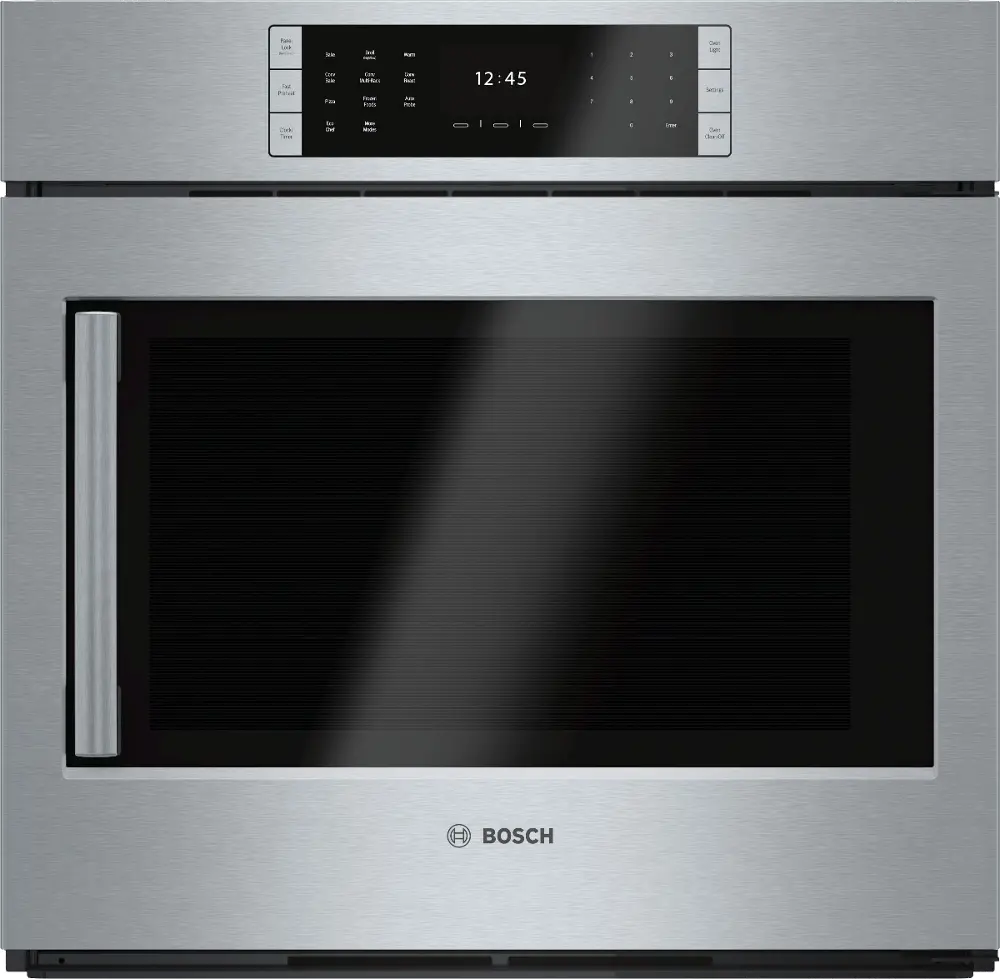 HBLP451RUC Bosch 4.6 cu ft Single Wall Oven - Stainless Steel 30 Inch-1