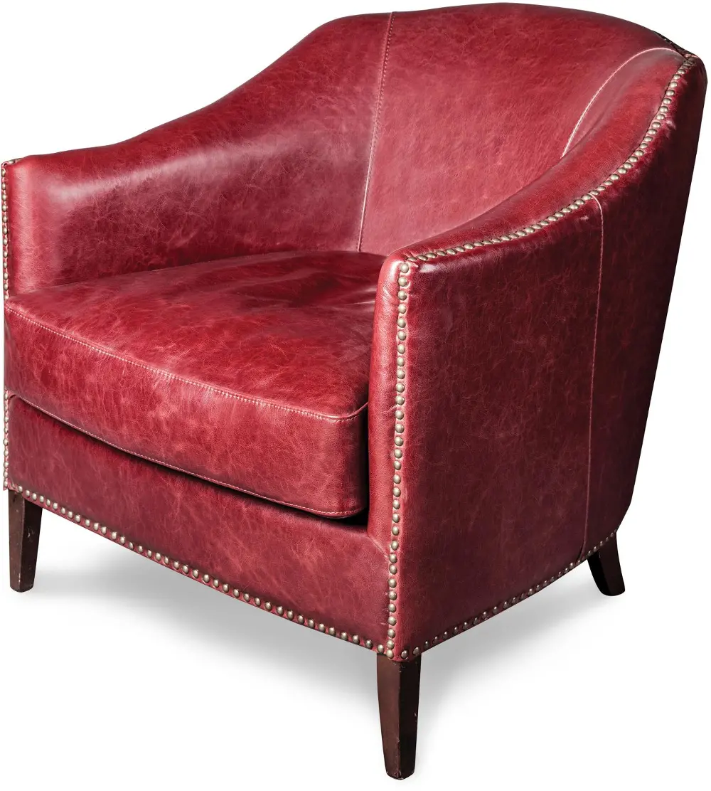 Rouge Leather Chair - Madison-1