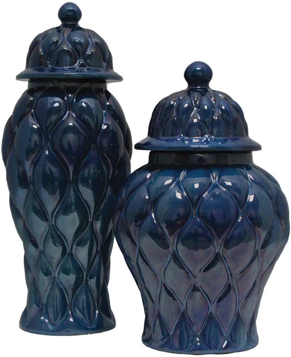 25 Inch Sapphire Blue Jar-1