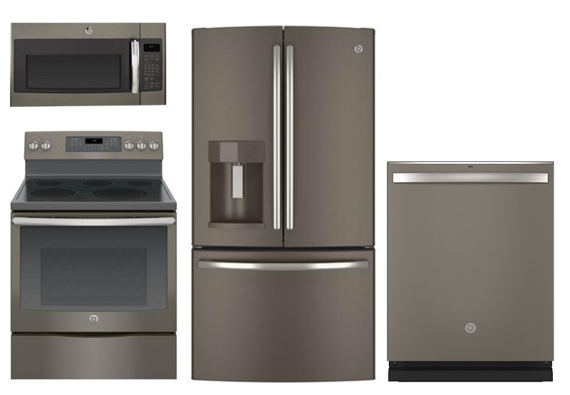 Ge 4 Piece Electric Kitchen Appliance Package With 27 8 Cu Ft