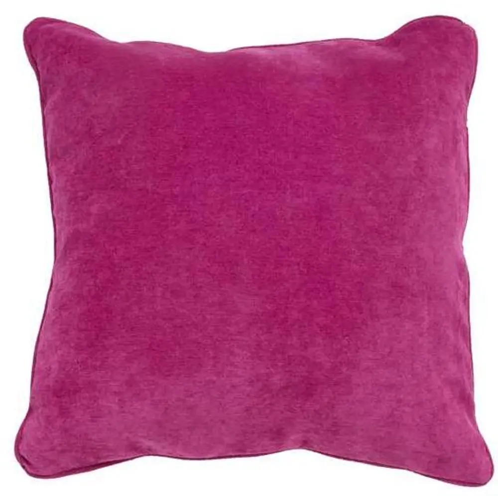 Allure Fuschia Pink 20 Inch Throw Pillow-1