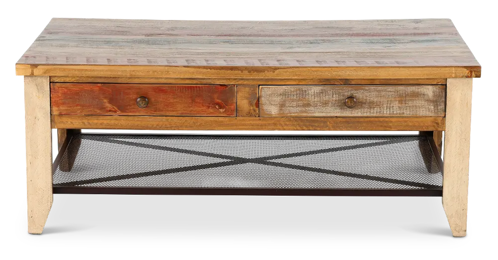 Tanmeron Brown Coffee Table-1