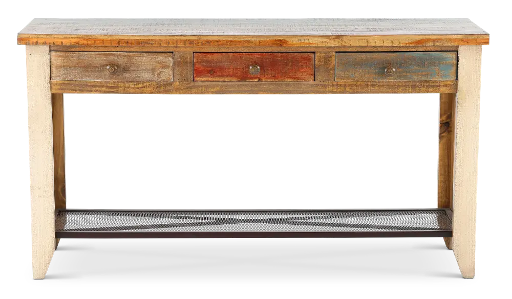 Tanmeron Brown Console Table-1
