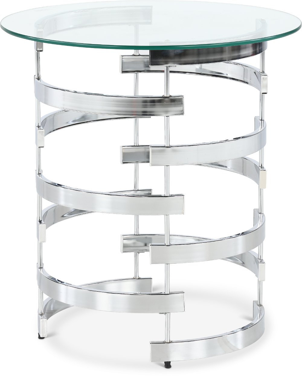 Tayside Glass End Table