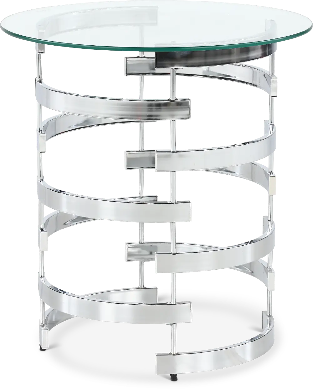 Tayside Glass End Table-1
