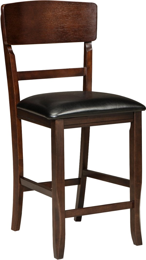 Rc Willey S Bar Stools For Dining Room And Man Caves Dark Walnut 24 Inch Counter Height Stool Hampton