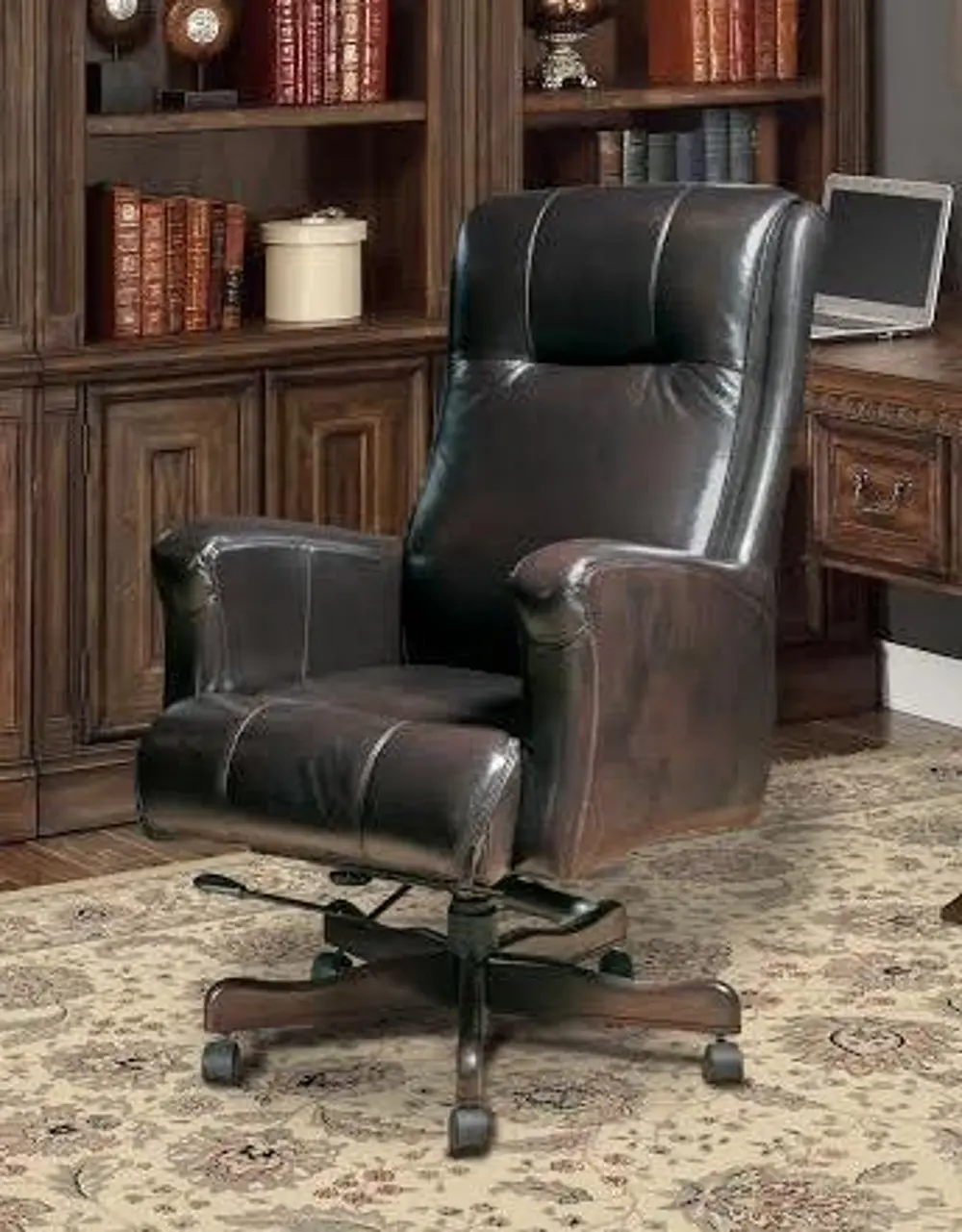 Top Grain Leather Executive Office Chair-1