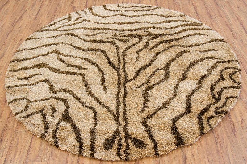 8 Round Animal Print Tan Brown Area Rug Rc Willey 8 Round Animal Print Tan Brown Area Rug