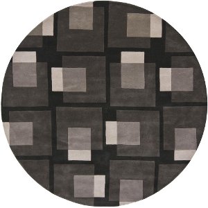 Round Area Rugs Living Room Rc Willey Furniture 8 Round Contemporary Charcoal Gray Area Rug Bense