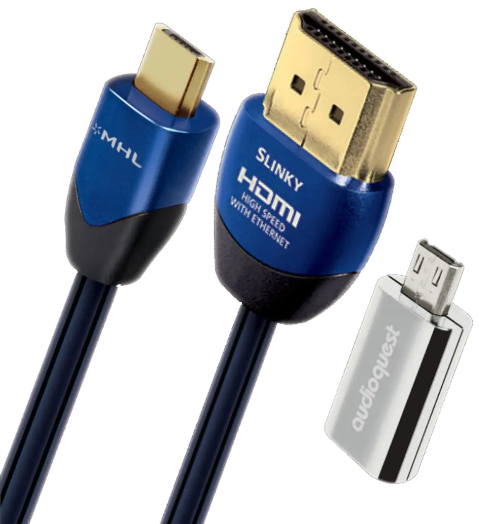 Slinky MHL to Standard HDMI Cable with Adapter-1